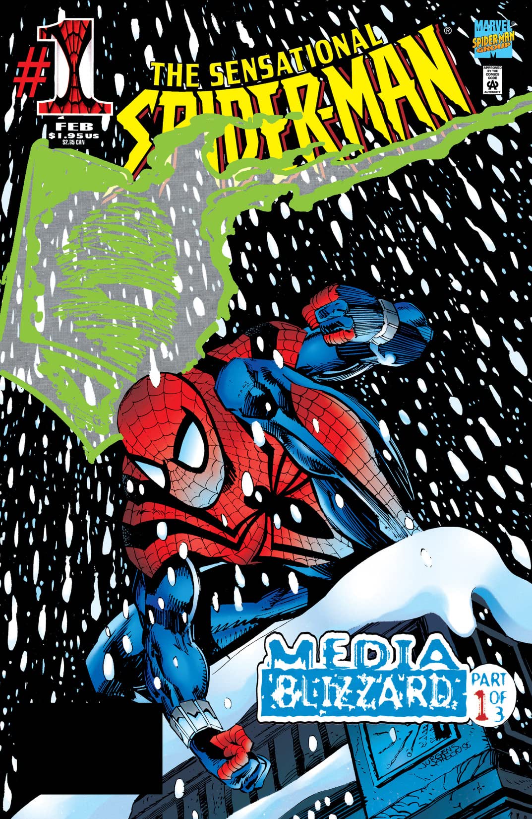 The Sensational Spider-Man (1996) #1 cover