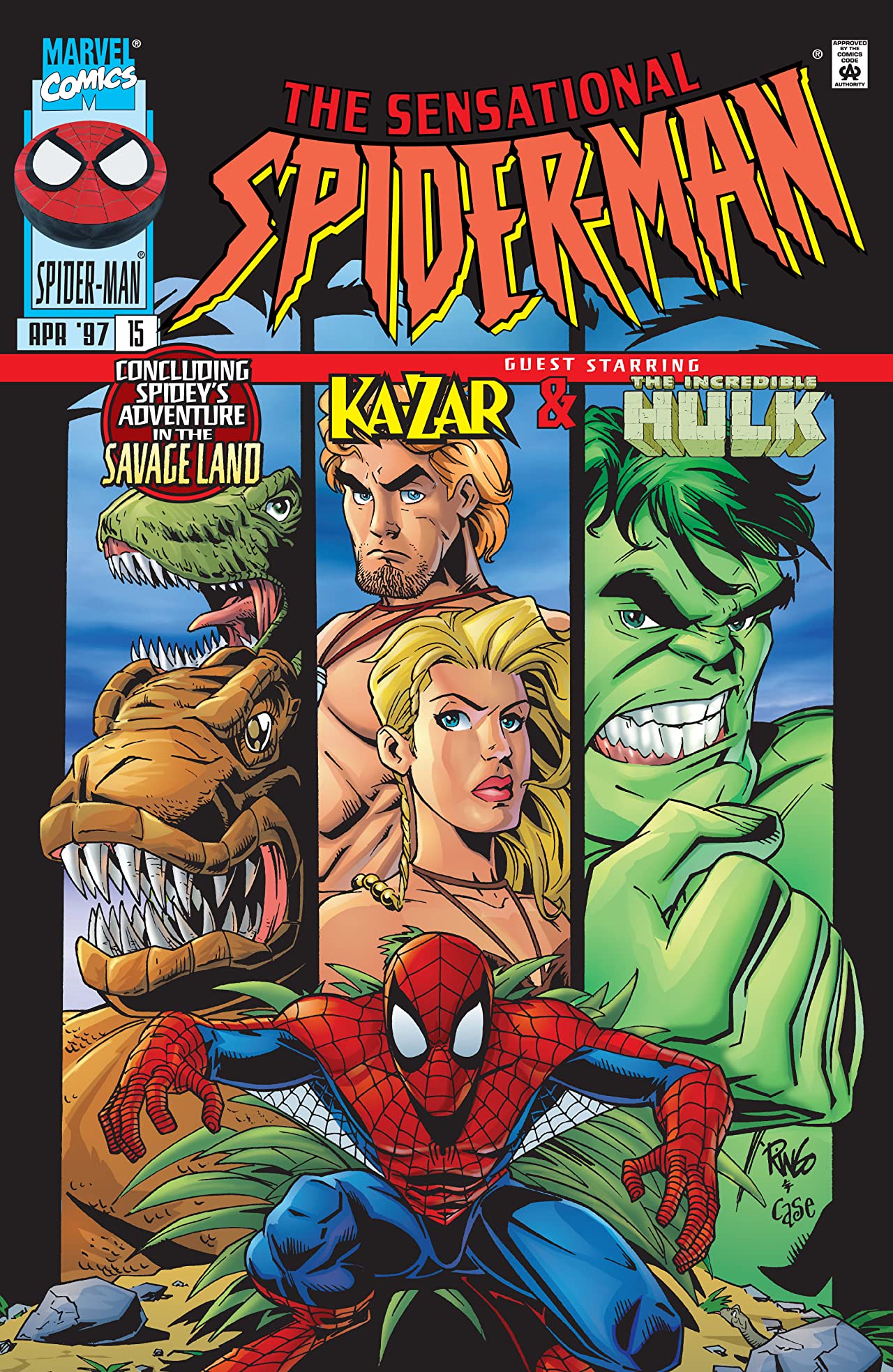 The Sensational Spider-Man (1996) #15 cover