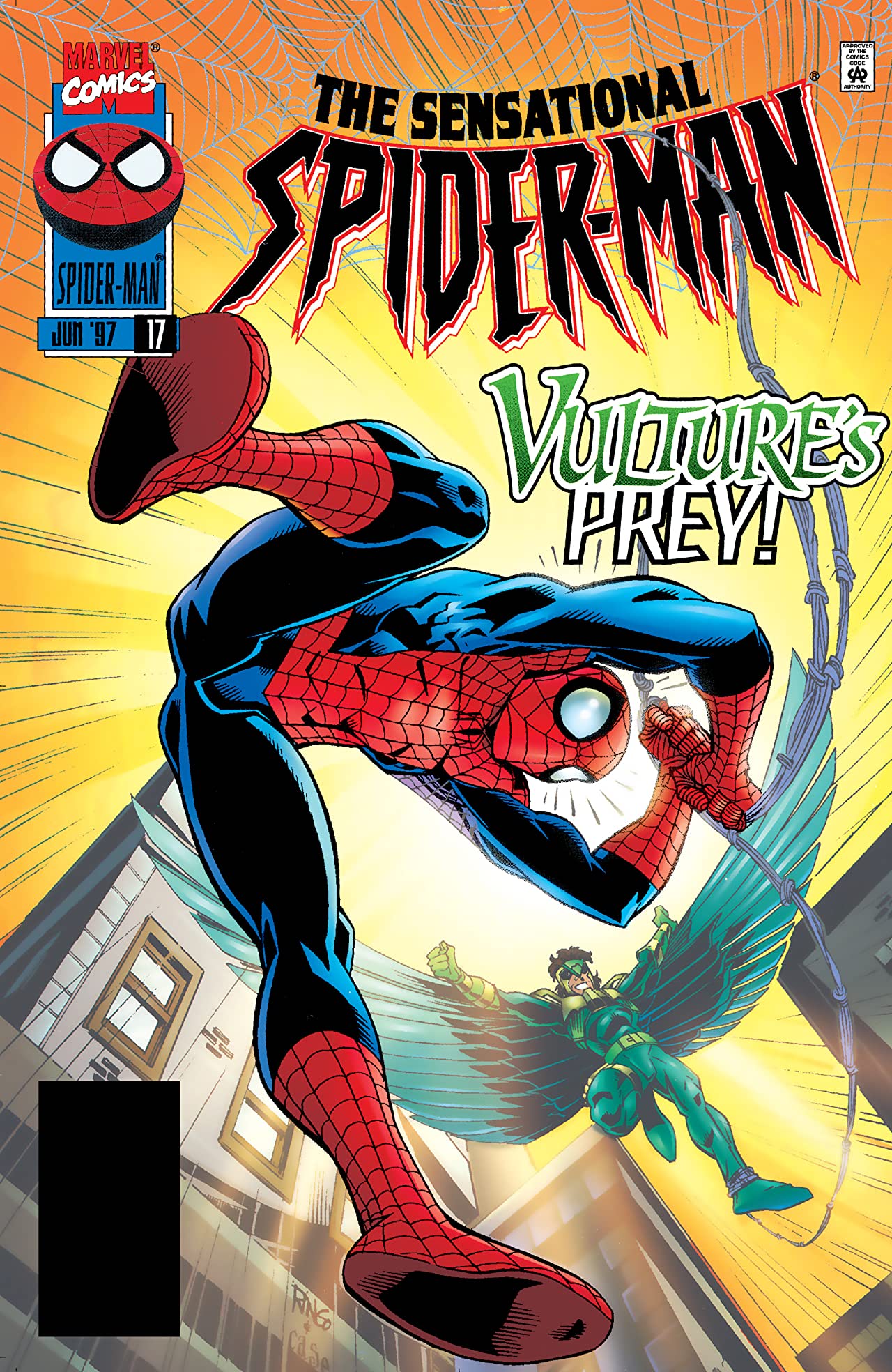 The Sensational Spider-Man (1996) #17 cover