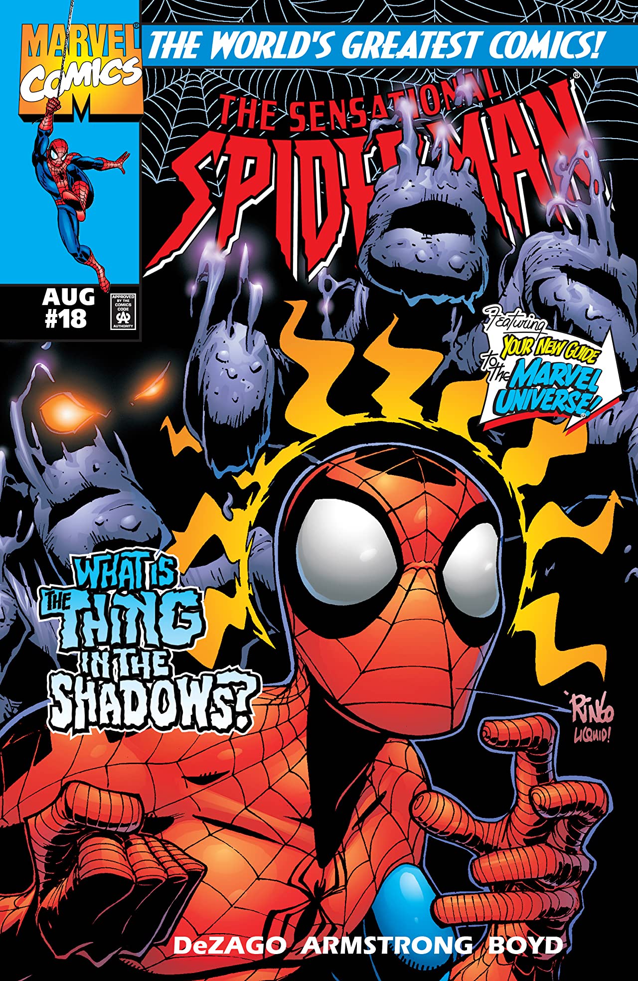 The Sensational Spider-Man (1996) #18 cover