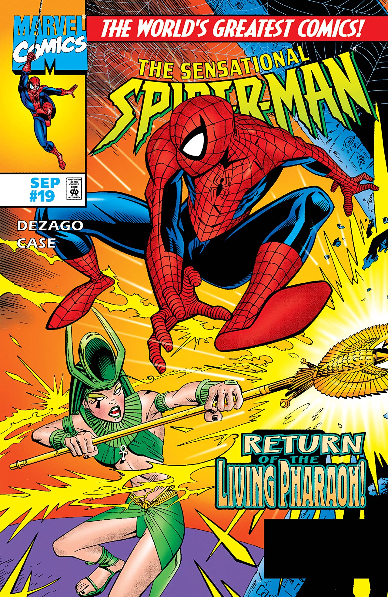 The Sensational Spider-Man (1996) #19 cover