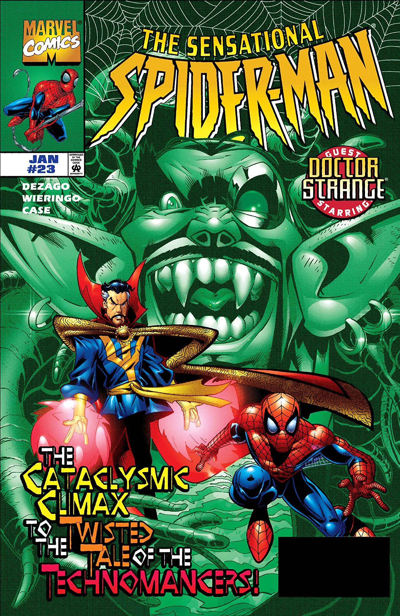 The Sensational Spider-Man (1996) #23 cover