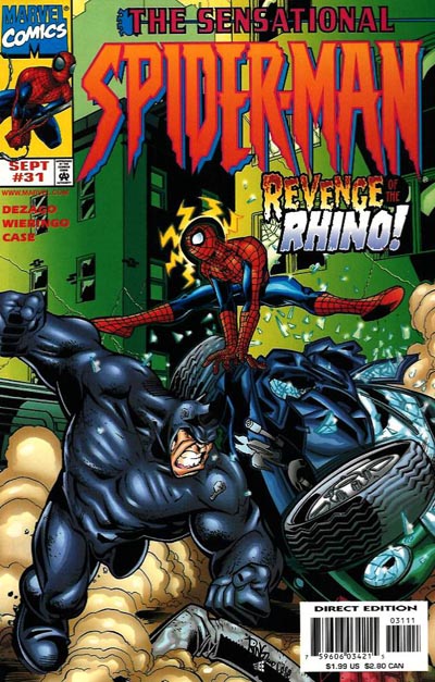 The Sensational Spider-Man (1996) #31 cover