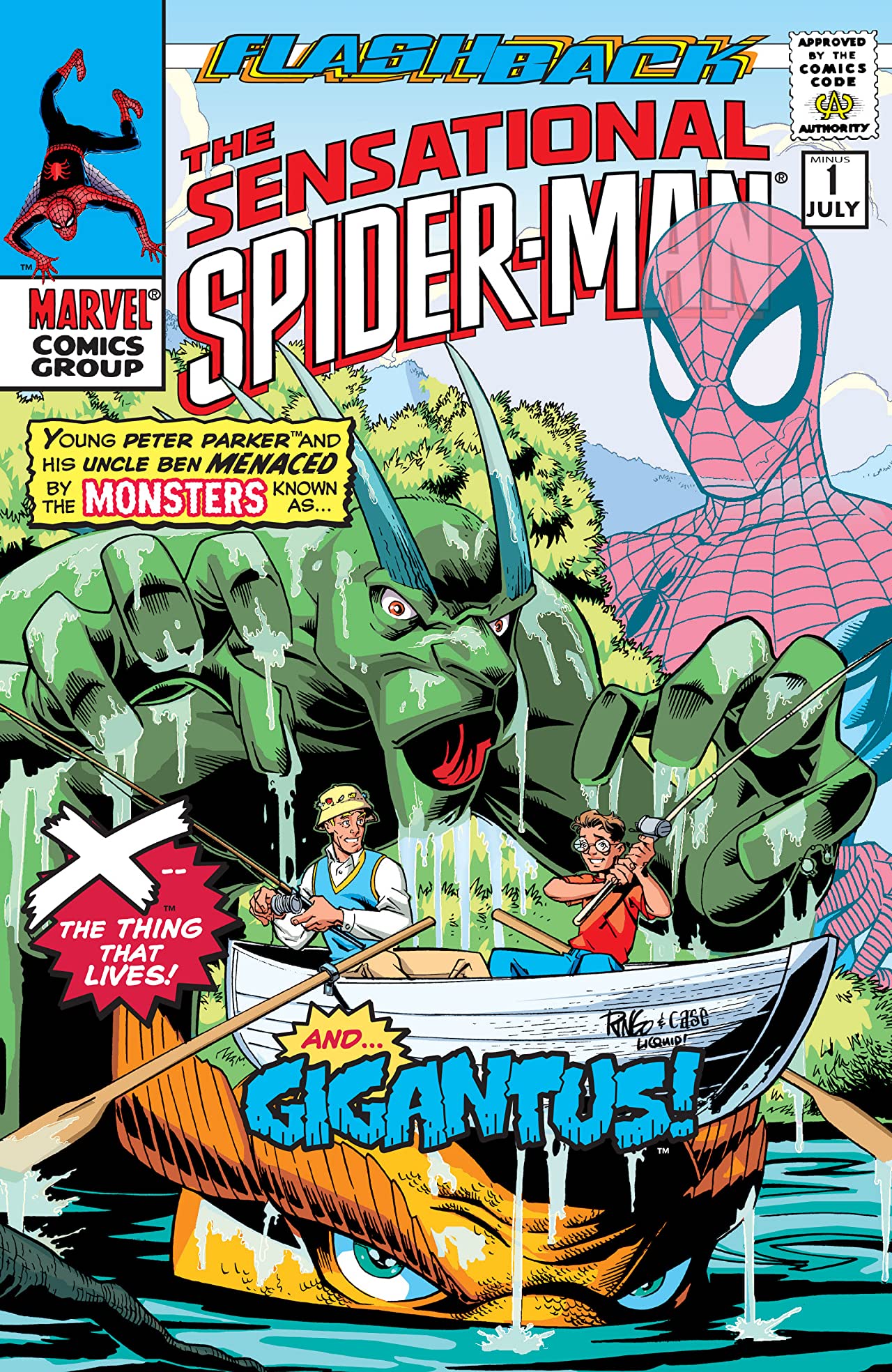 The Sensational Spider-Man (1996) #-1 cover