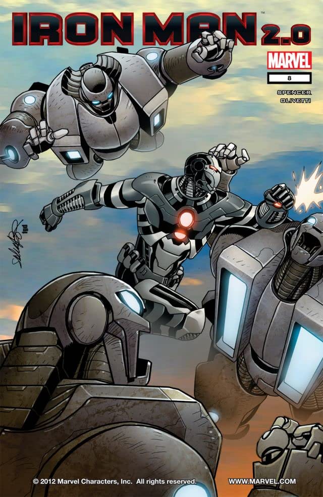 Iron Man 2.0 (2011) #8 cover