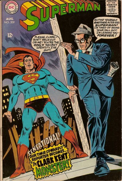 Cover of Superman #209