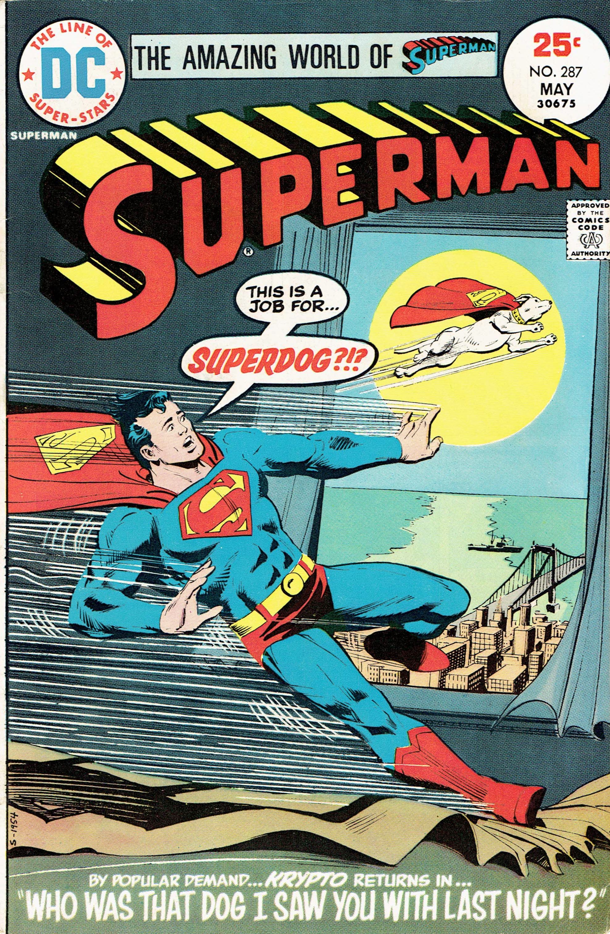 Cover of Superman #287