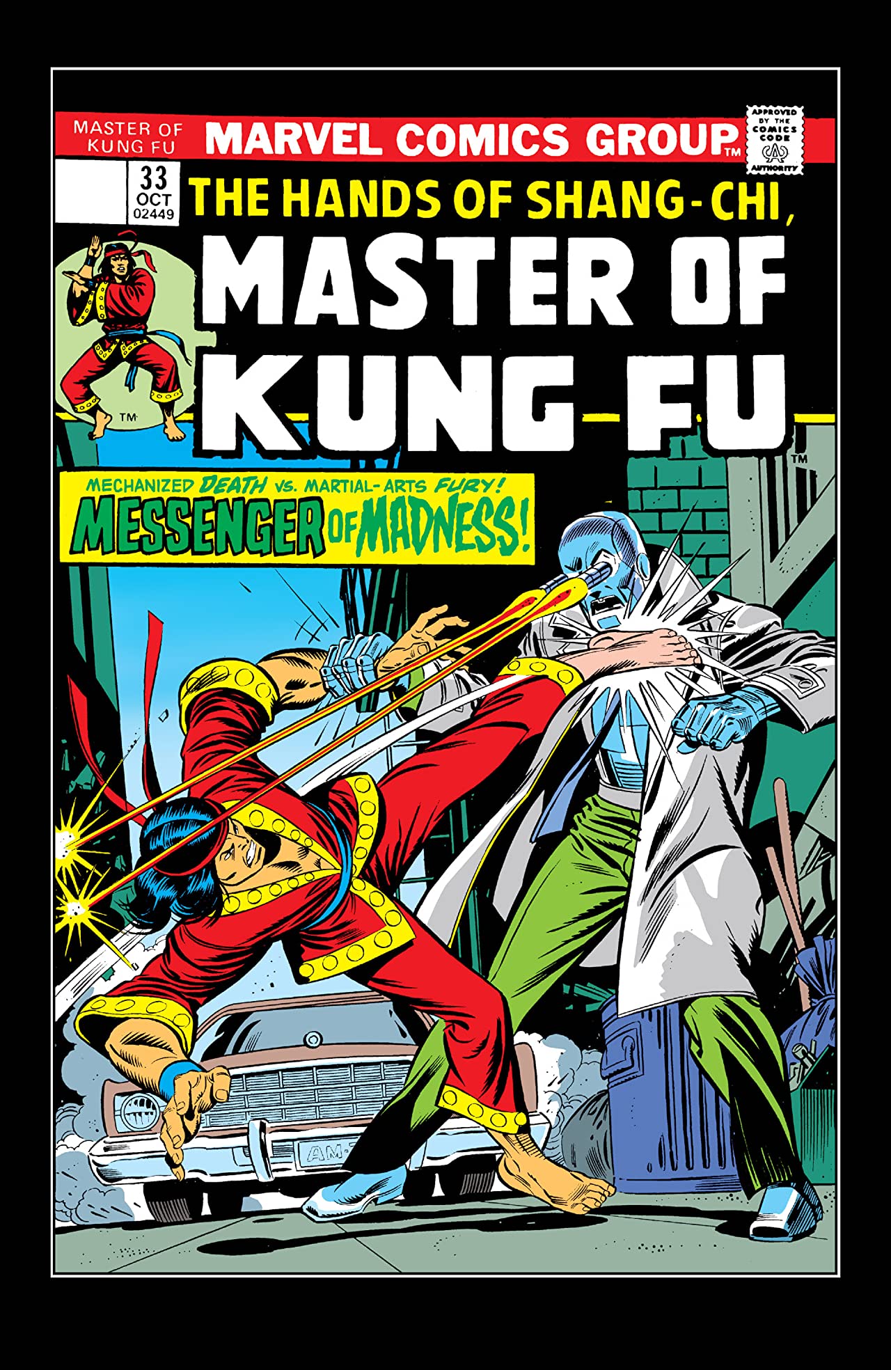 Master of Kung Fu #33 cover