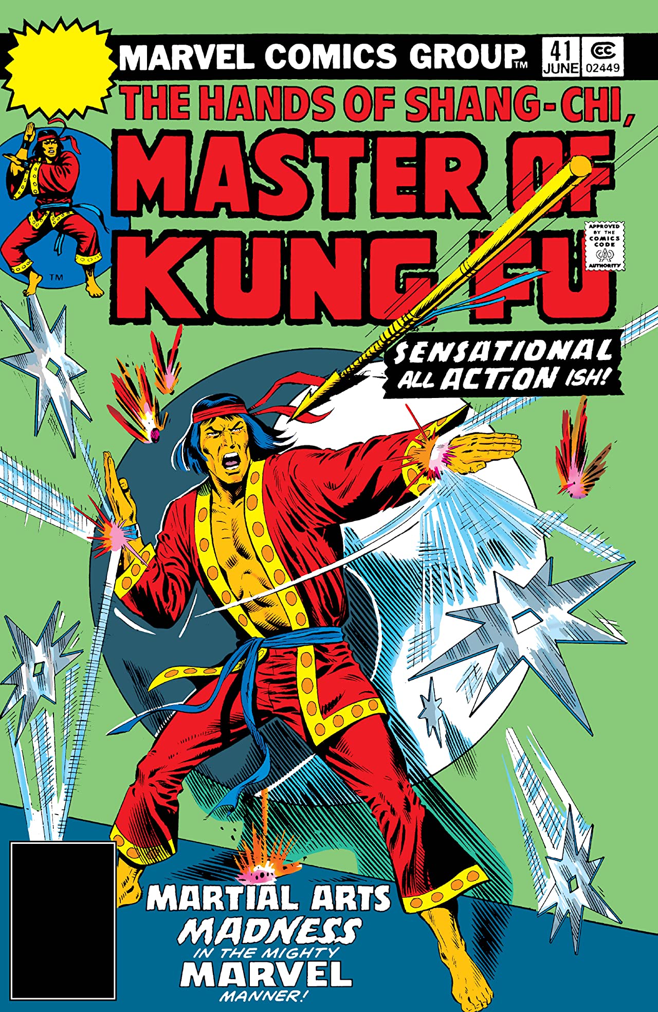 Master of Kung Fu #41 cover