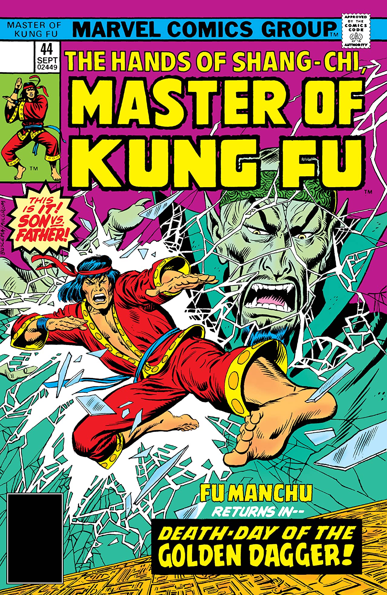 Cover of Master of Kung Fu #44