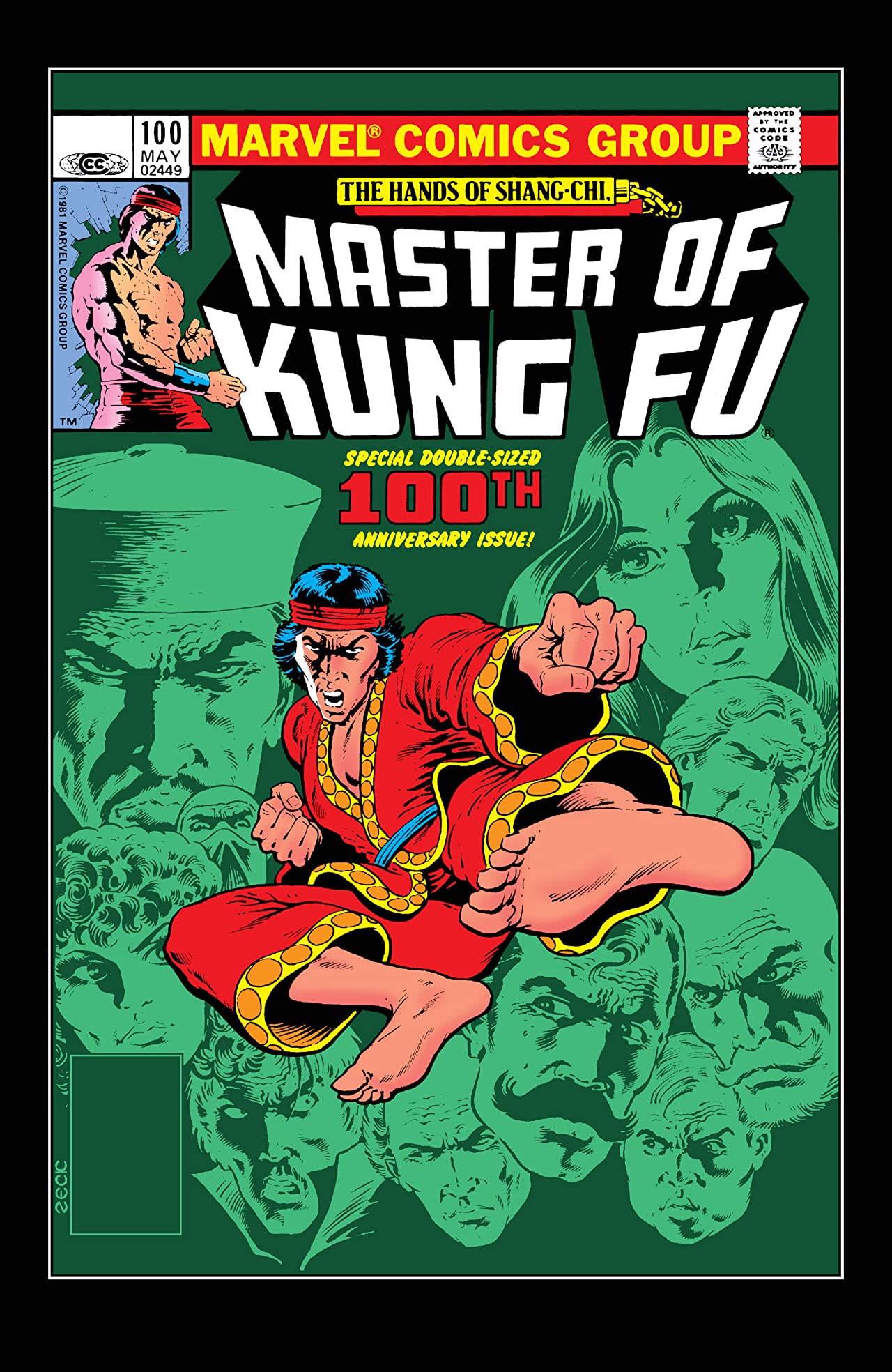 Cover of Master of Kung Fu #100
