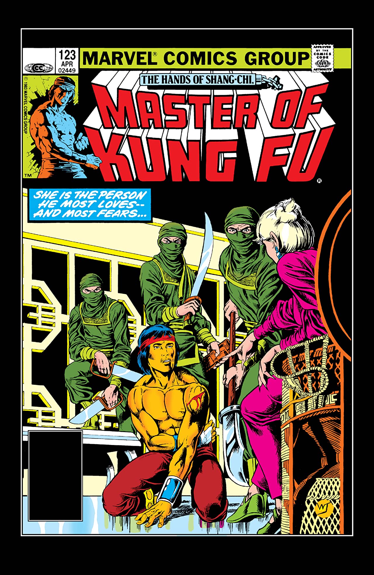 Cover of Master of Kung Fu #123