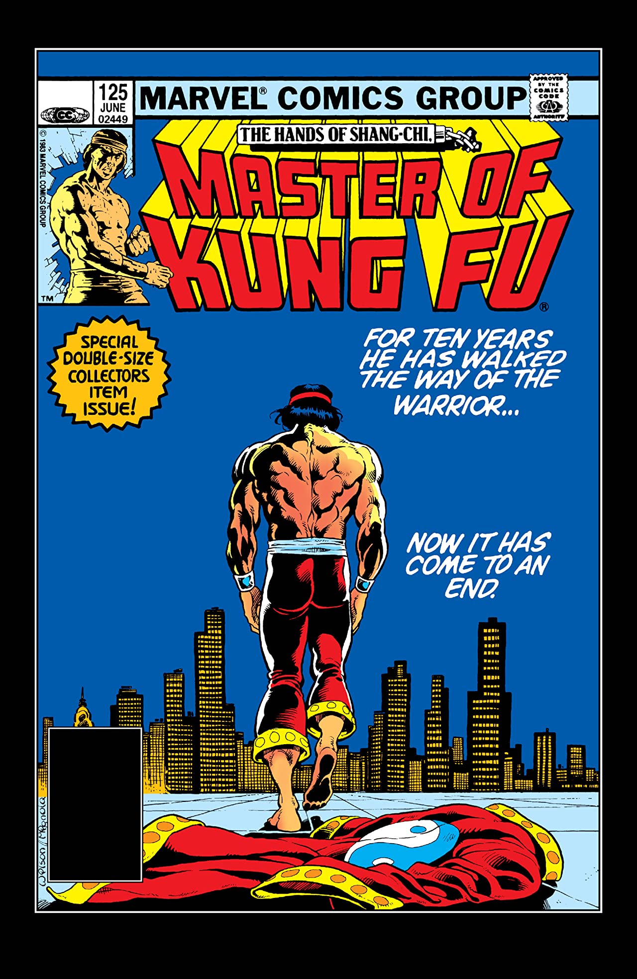 Cover of Master of Kung Fu #125