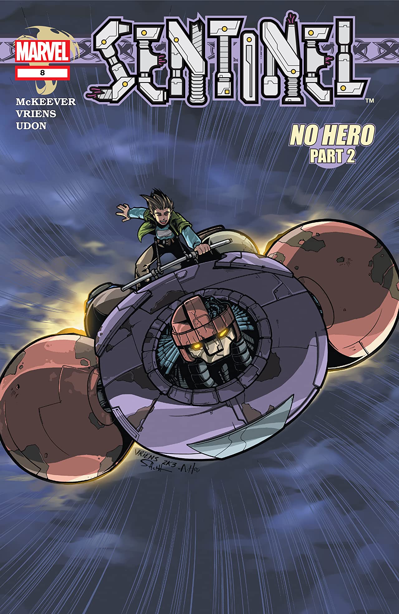 Sentinel (2003) #8 cover