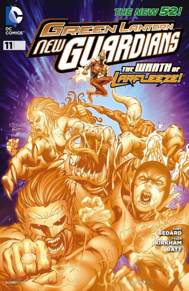 Green Lantern: New Guardians (2011) #11 cover