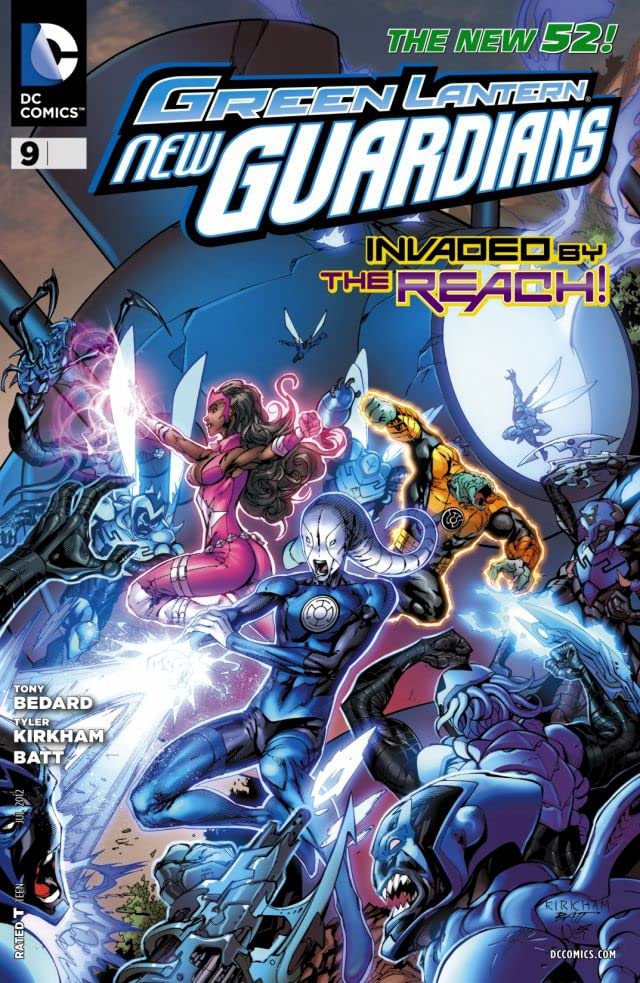 Green Lantern: New Guardians (2011) #9 cover
