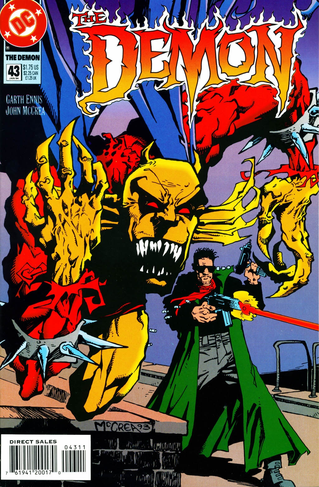 The Demon (1990) #43 cover