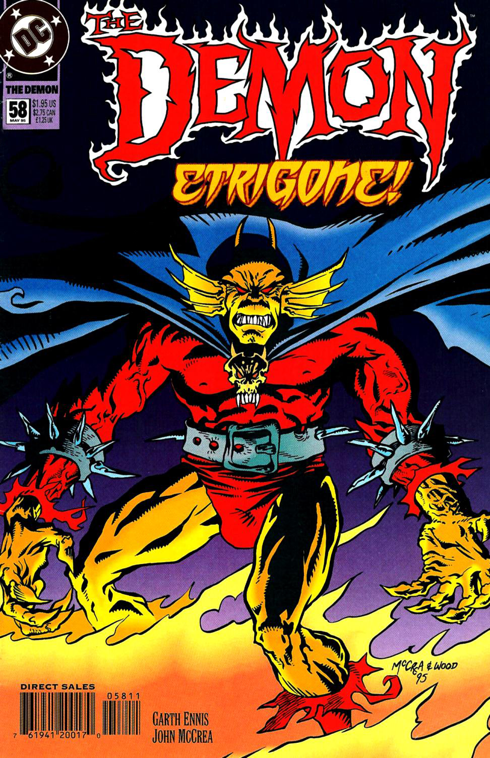 The Demon (1990) #58 cover