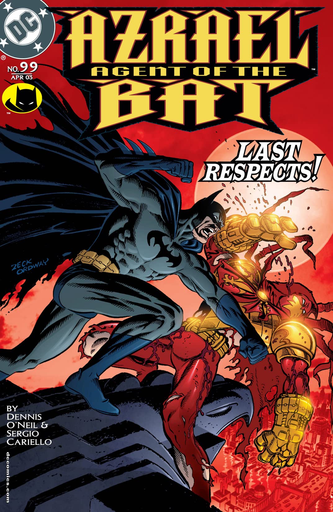 Azrael: Agent of the Bat (1998) #99 cover