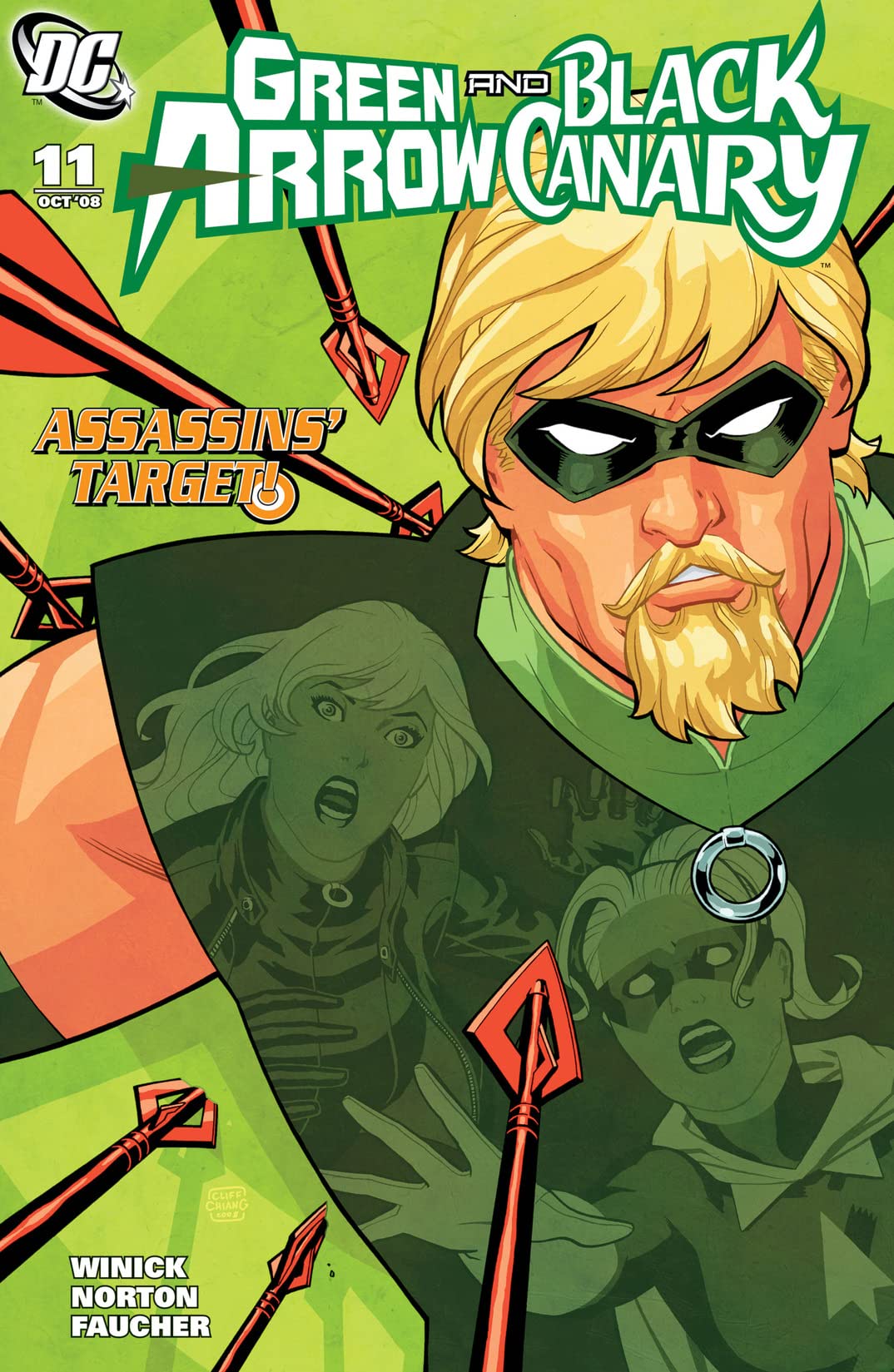 Green Arrow / Black Canary (2007) #11 cover