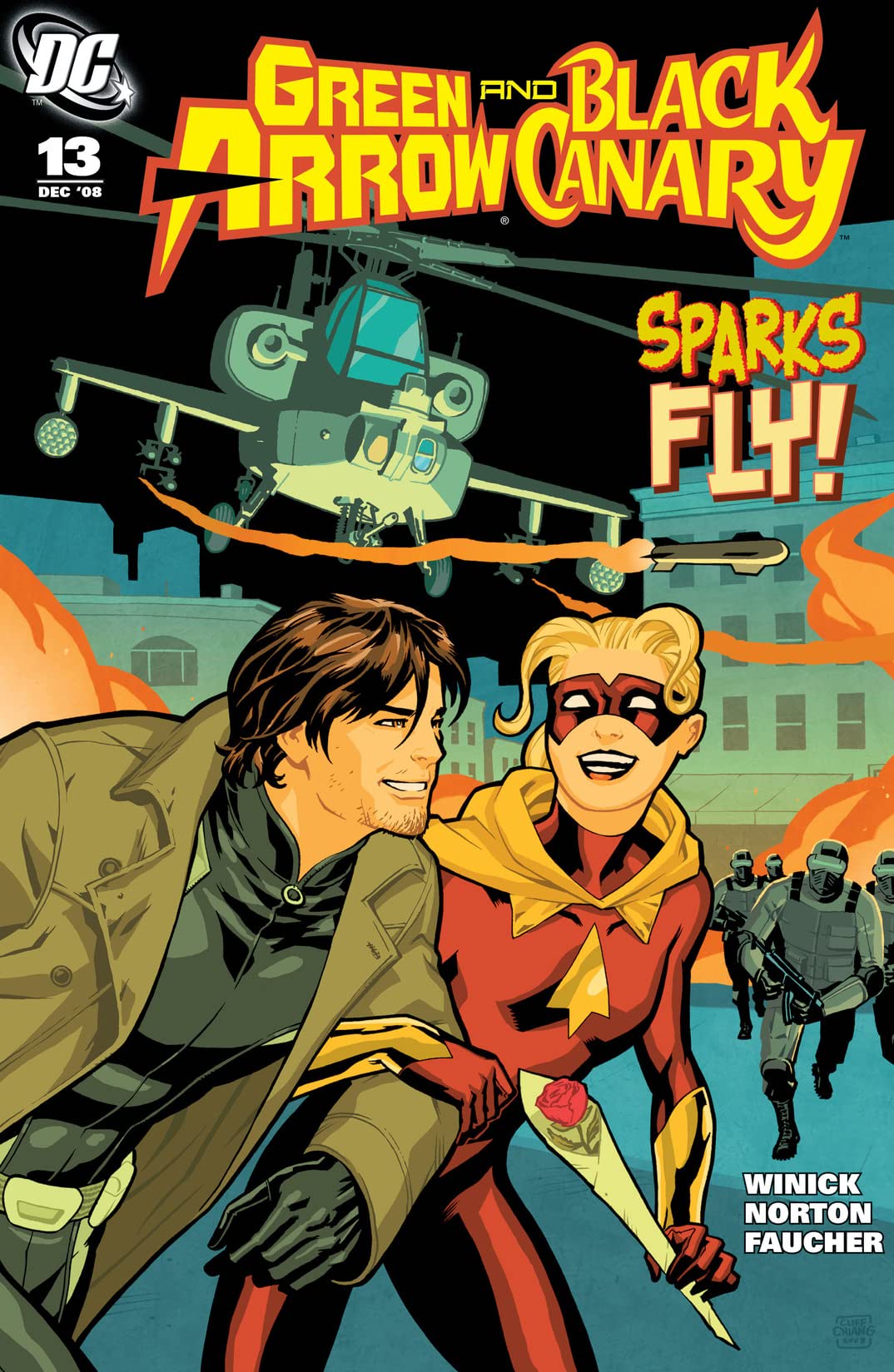 Green Arrow / Black Canary (2007) #13 cover