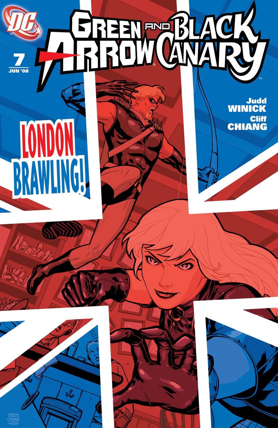 Green Arrow / Black Canary (2007) #7 cover