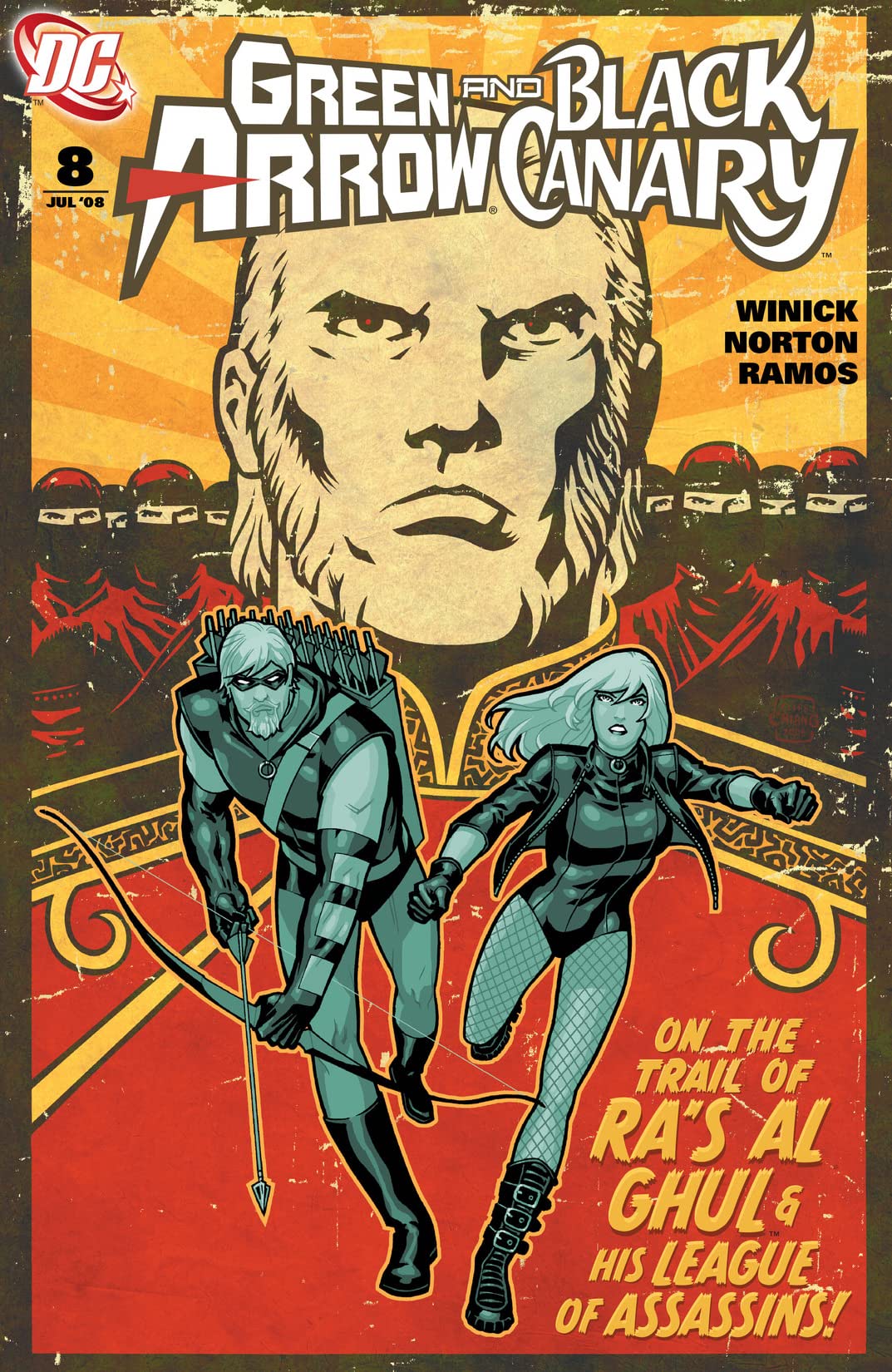 Green Arrow / Black Canary (2007) #8 cover