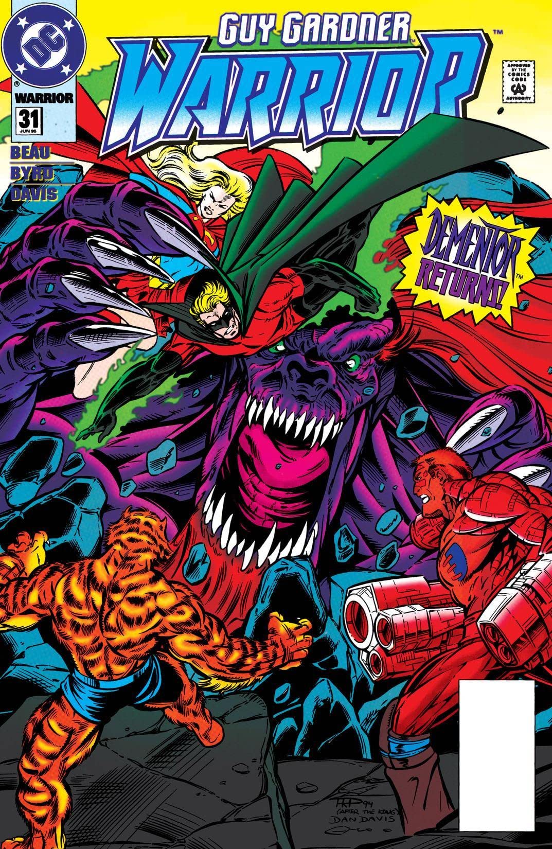 Guy Gardner: Warrior (1994) #31 cover