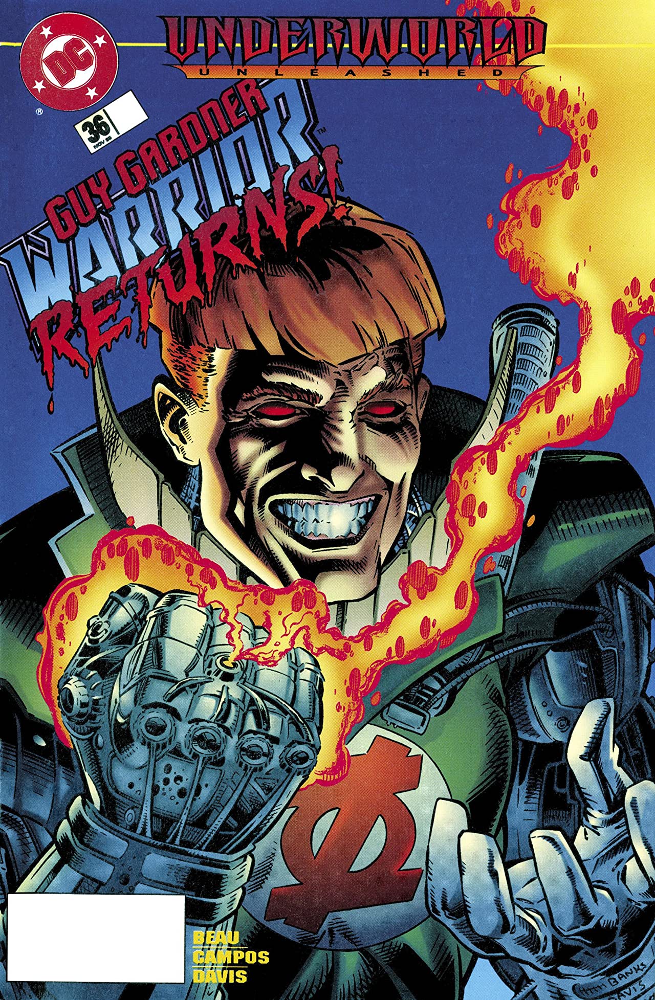 Guy Gardner: Warrior (1994) #36 cover