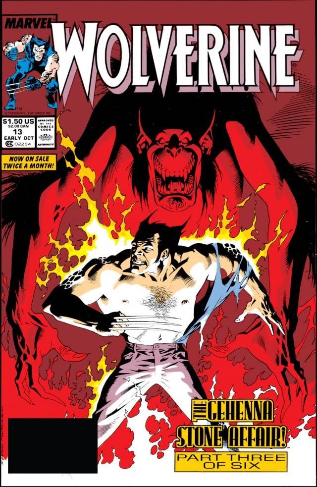 Wolverine (1988) #13 cover