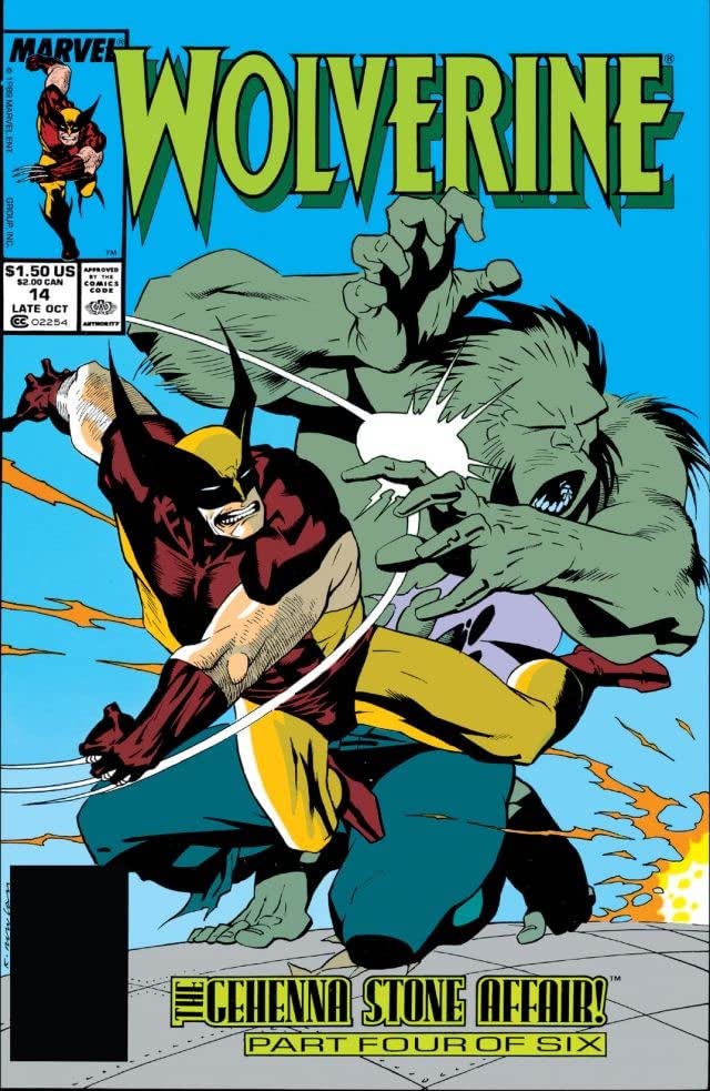 Wolverine (1988) #14 cover