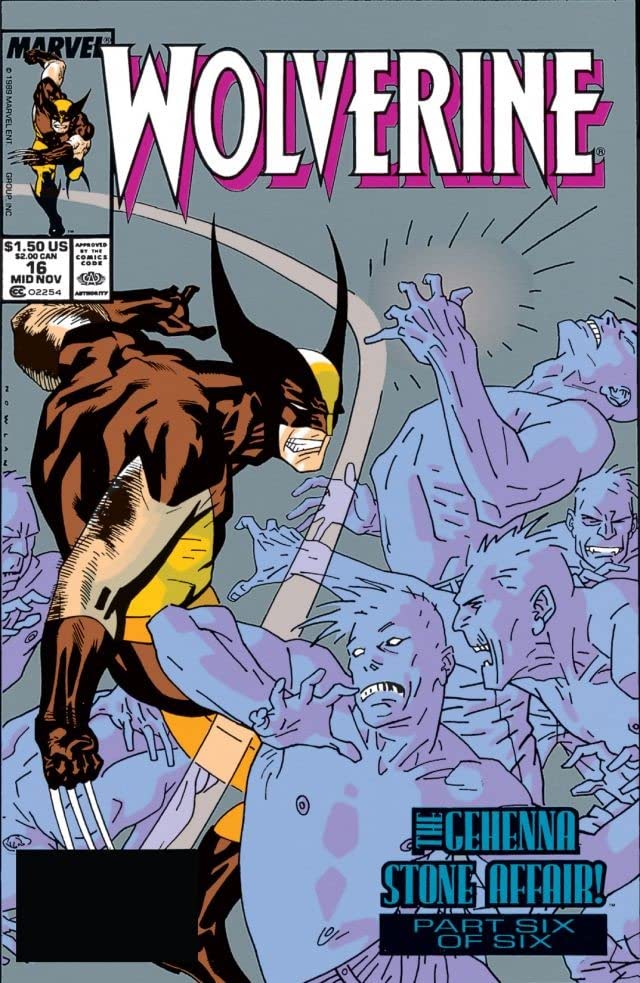 Wolverine (1988) #16 cover