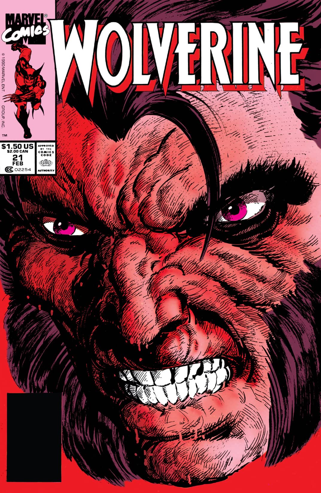 Wolverine (1988) #21 cover
