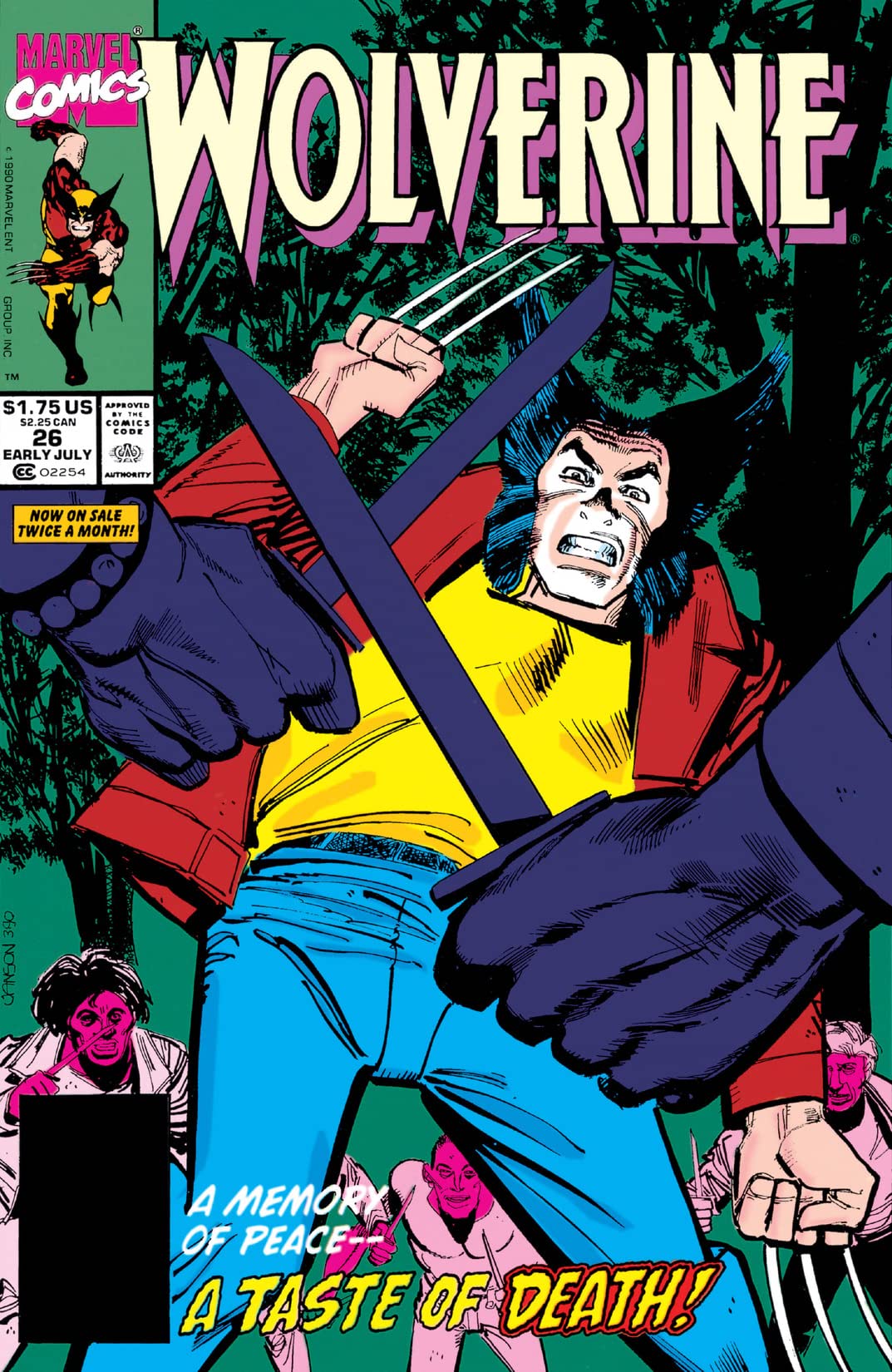 Wolverine (1988) #26 cover