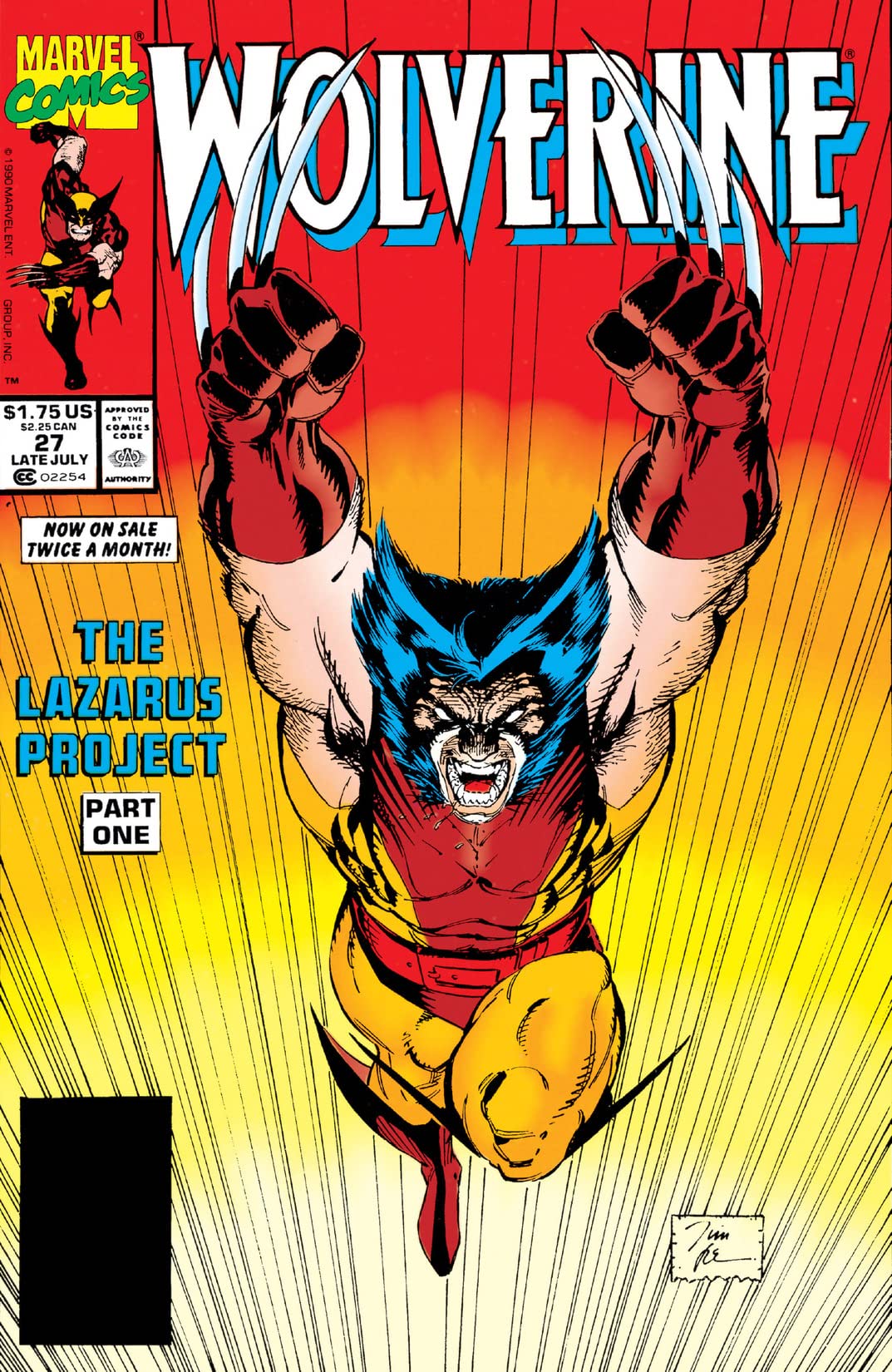 Wolverine (1988) #27 cover