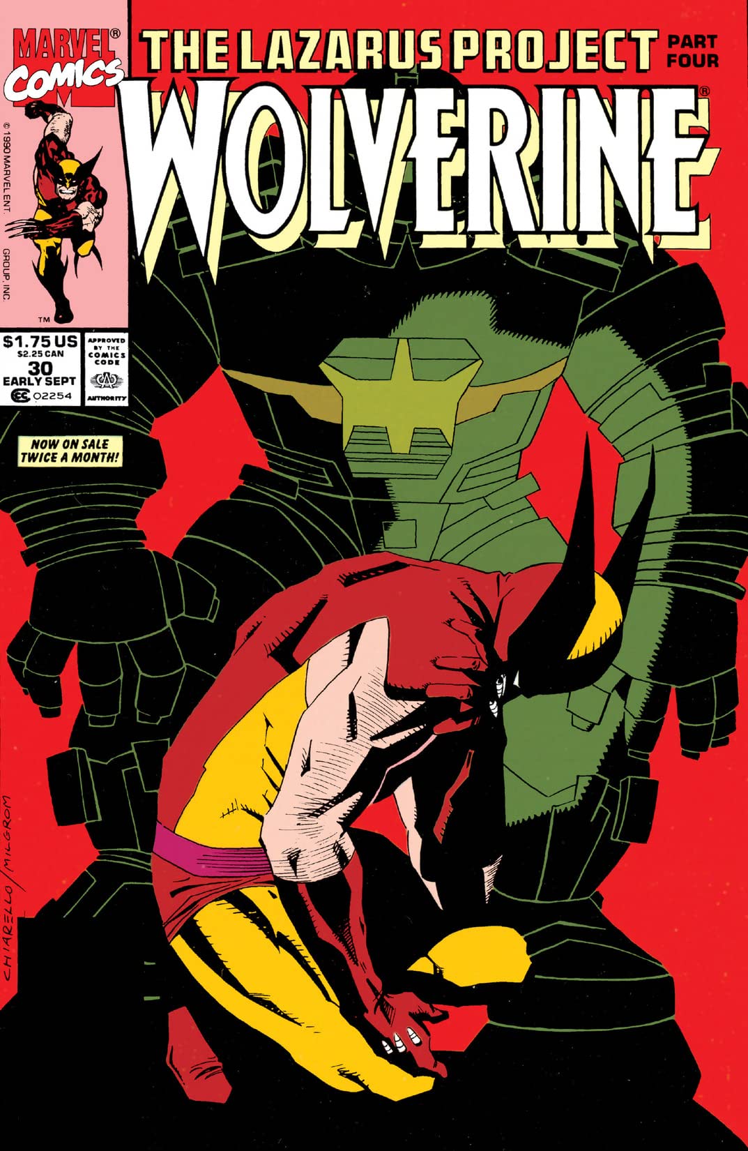 Wolverine (1988) #30 cover