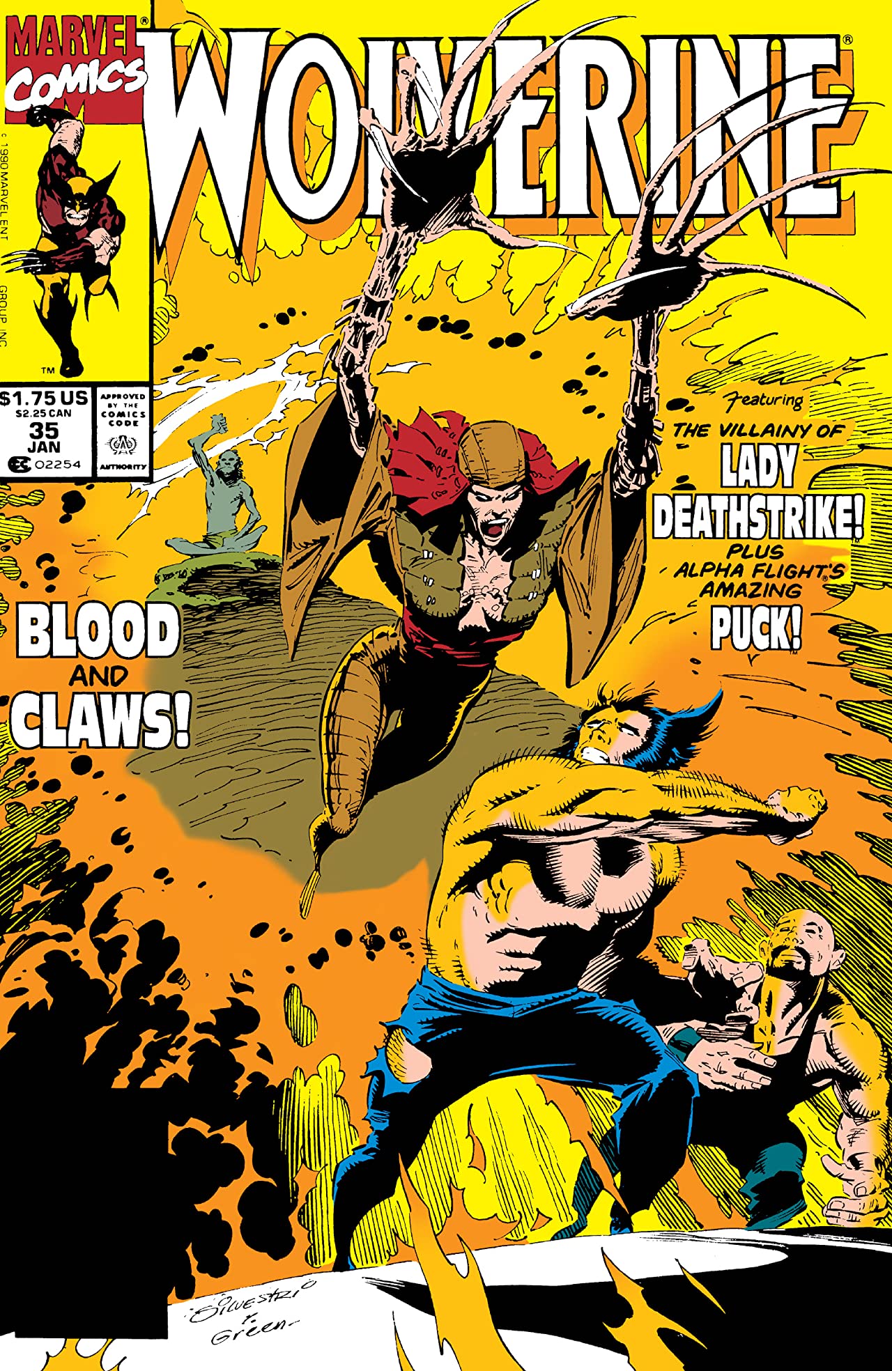 Wolverine (1988) #35 cover