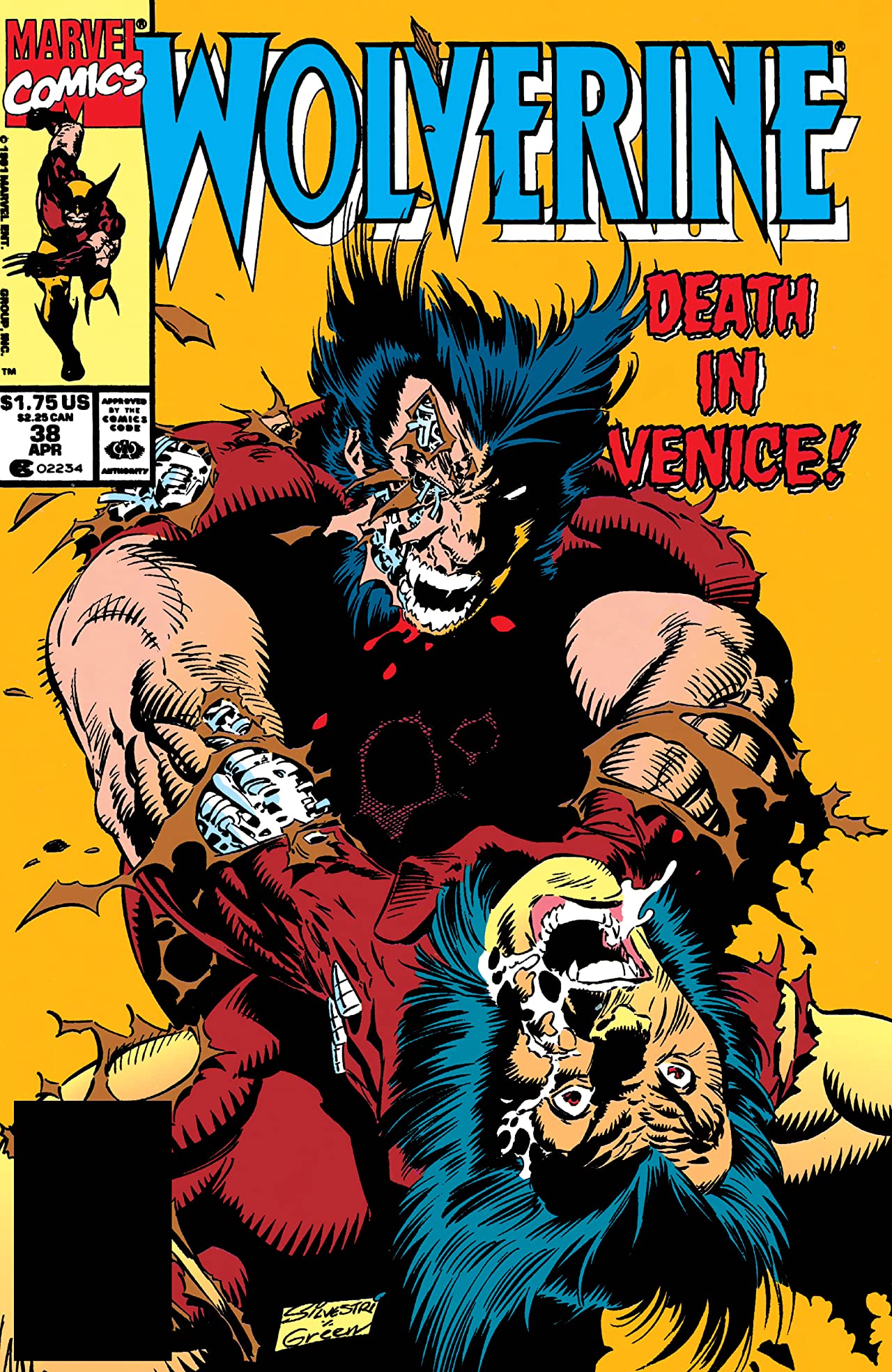 Wolverine (1988) #38 cover