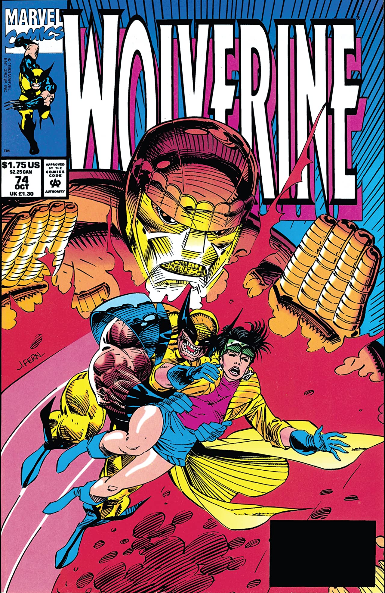 Wolverine (1988) #74 cover