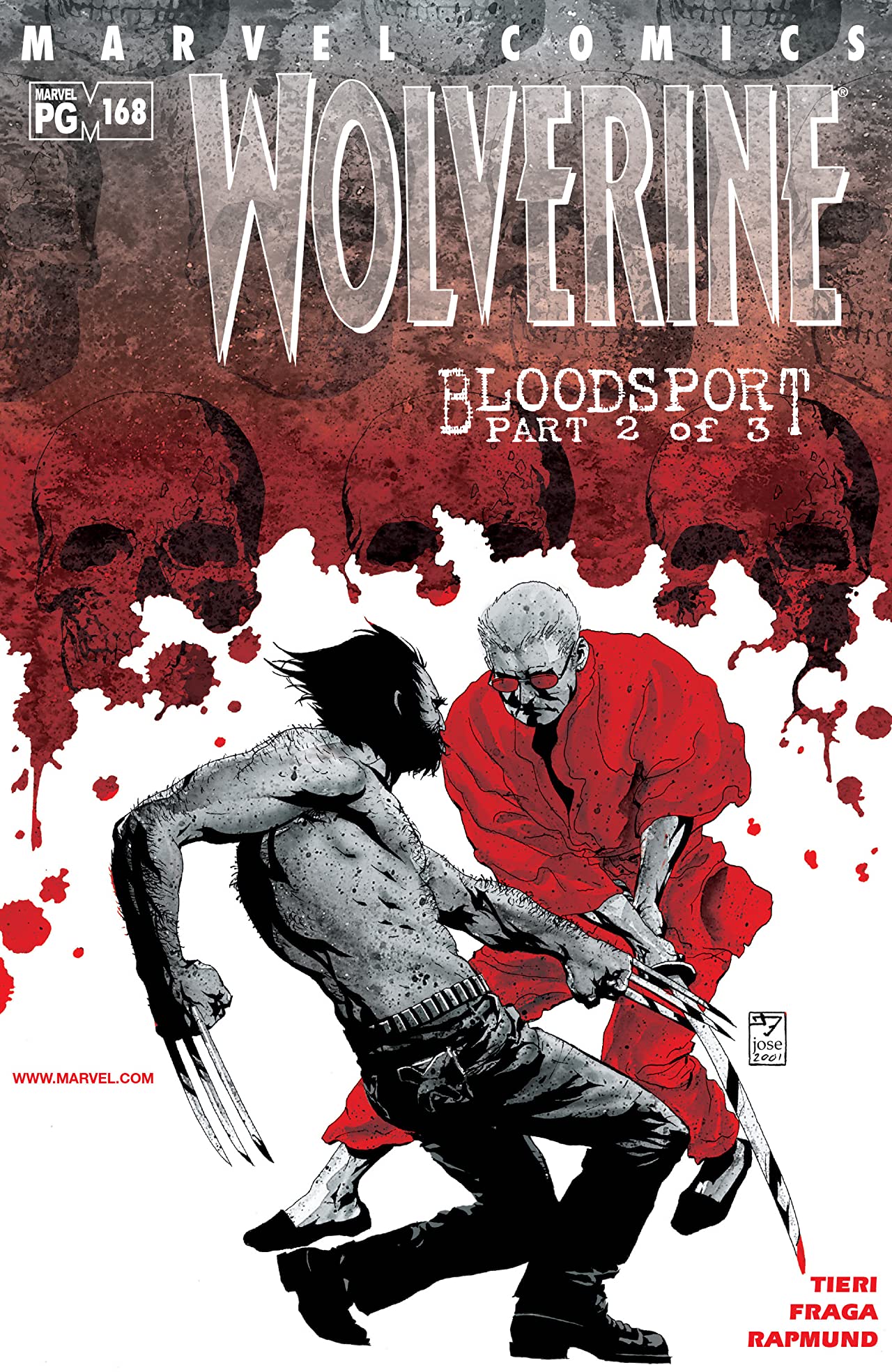 Wolverine (1988) #168 cover