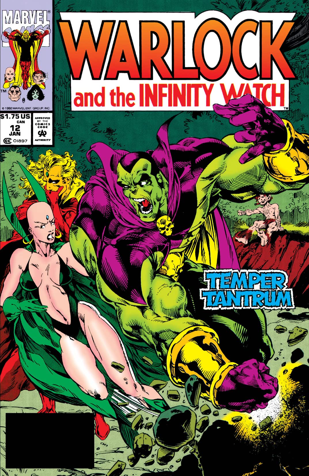 Warlock and the Infinity Watch (1992) #12 cover