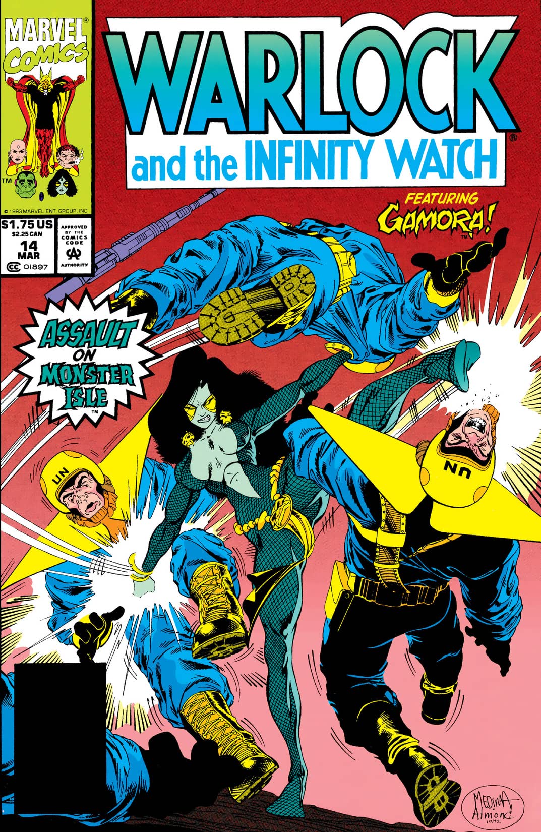 Warlock and the Infinity Watch (1992) #14 cover