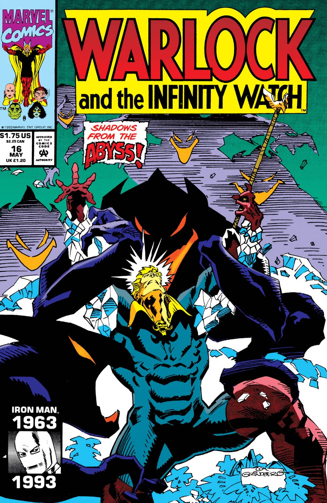 Warlock and the Infinity Watch (1992) #16 cover