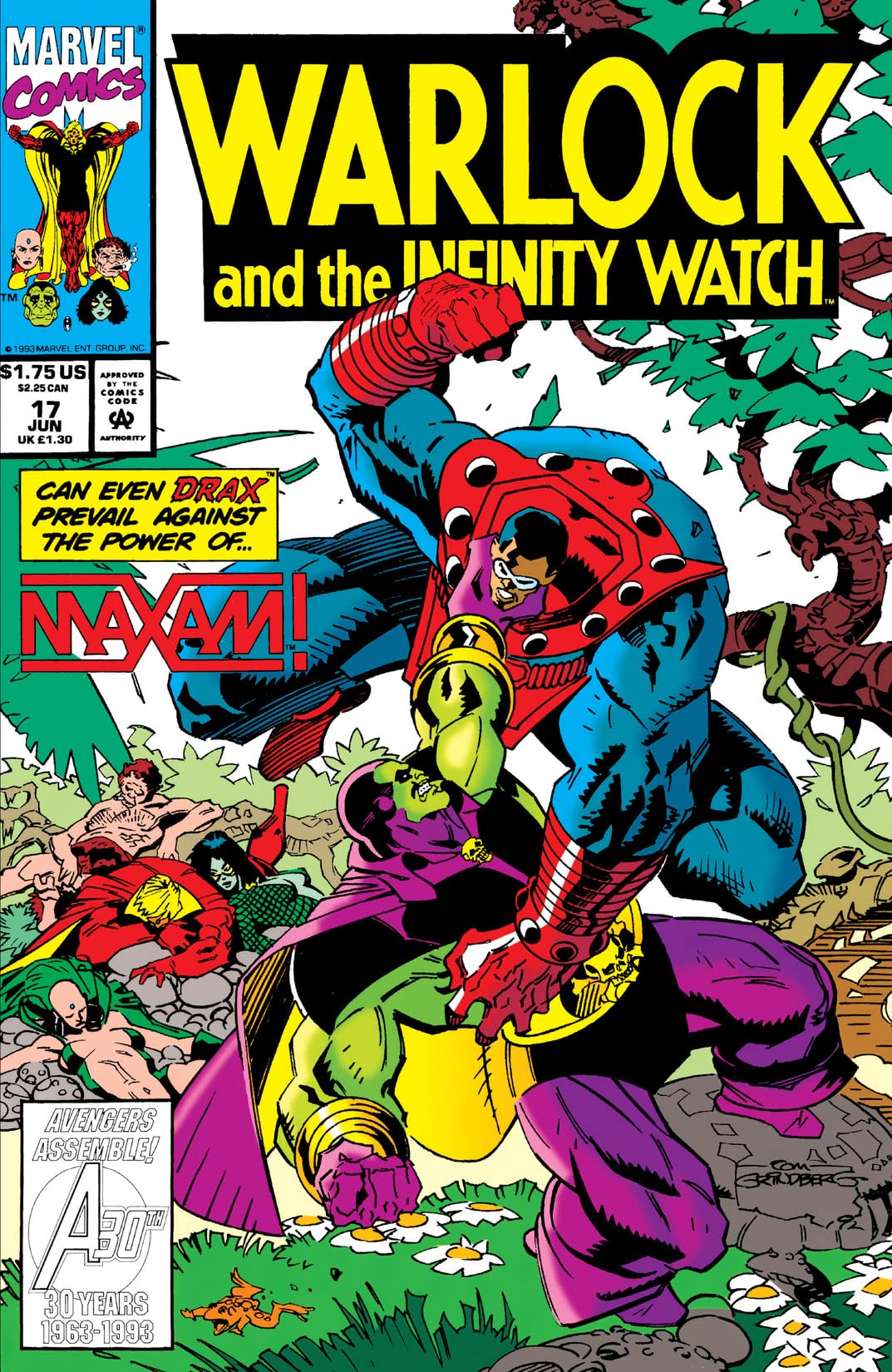 Warlock and the Infinity Watch (1992) #17 cover