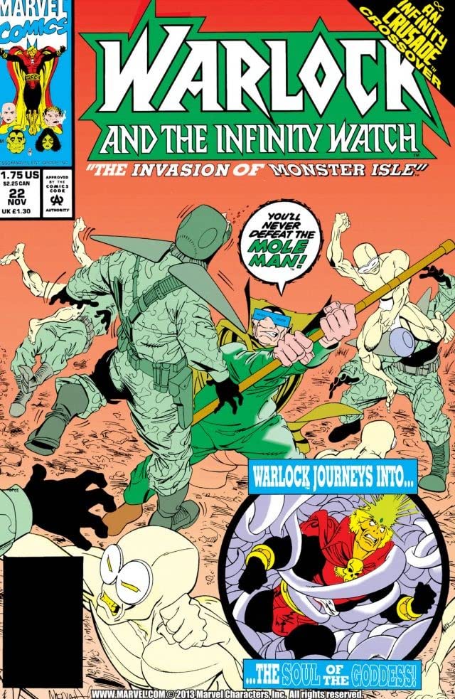 Warlock and the Infinity Watch (1992) #22 cover