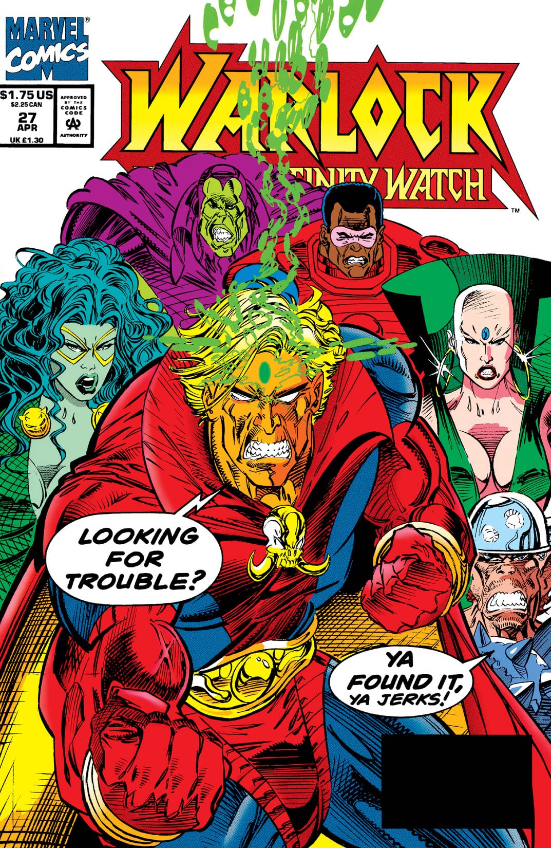 Warlock and the Infinity Watch (1992) #27 cover