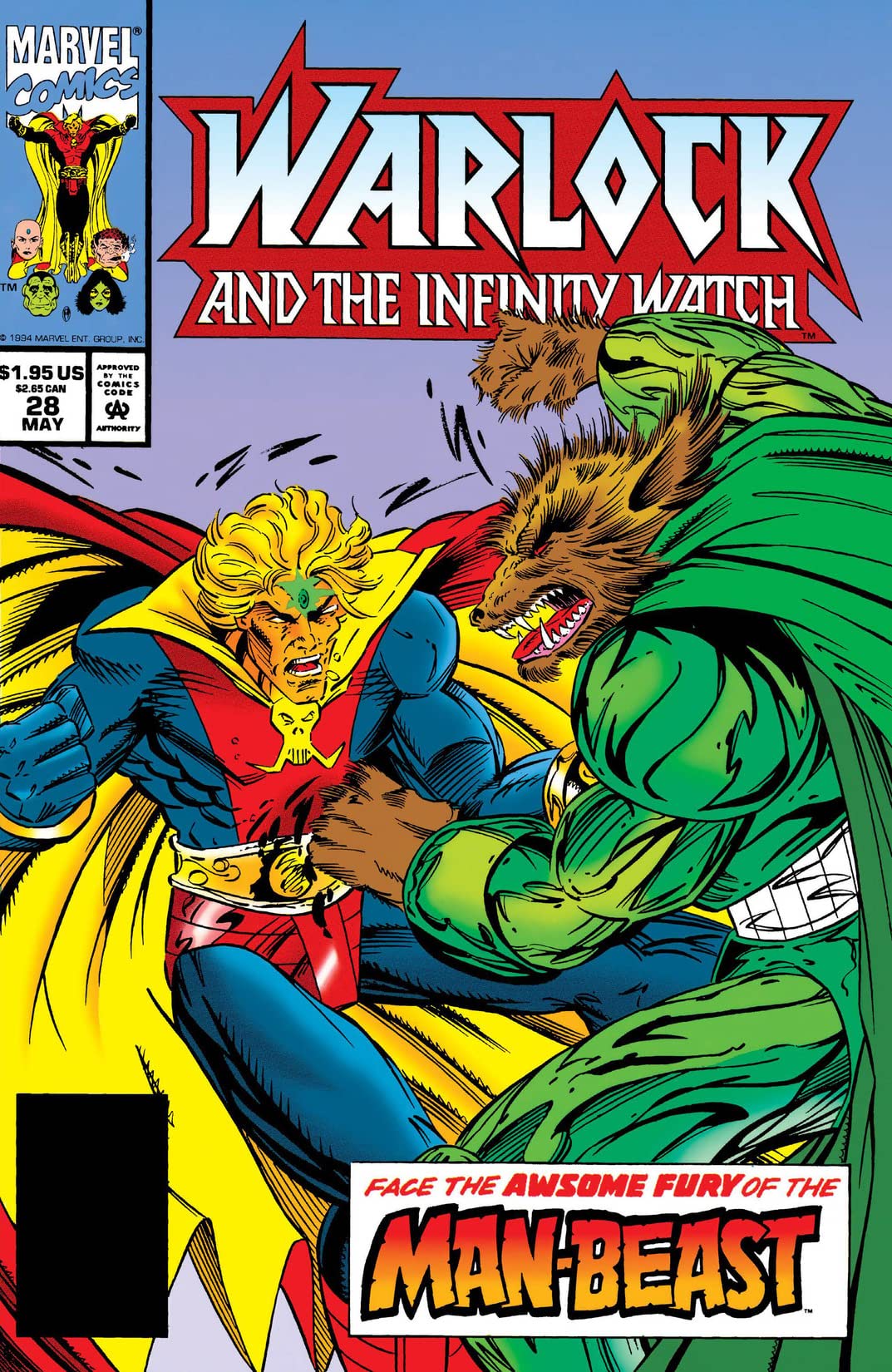 Warlock and the Infinity Watch (1992) #28 cover