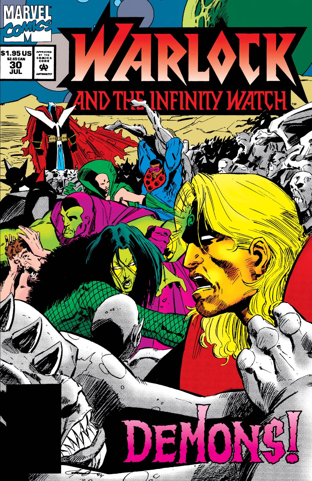 Warlock and the Infinity Watch (1992) #30 cover