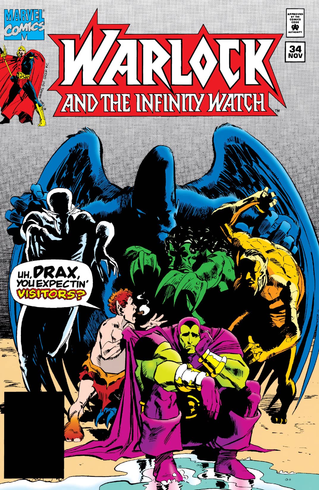 Warlock and the Infinity Watch (1992) #34 cover