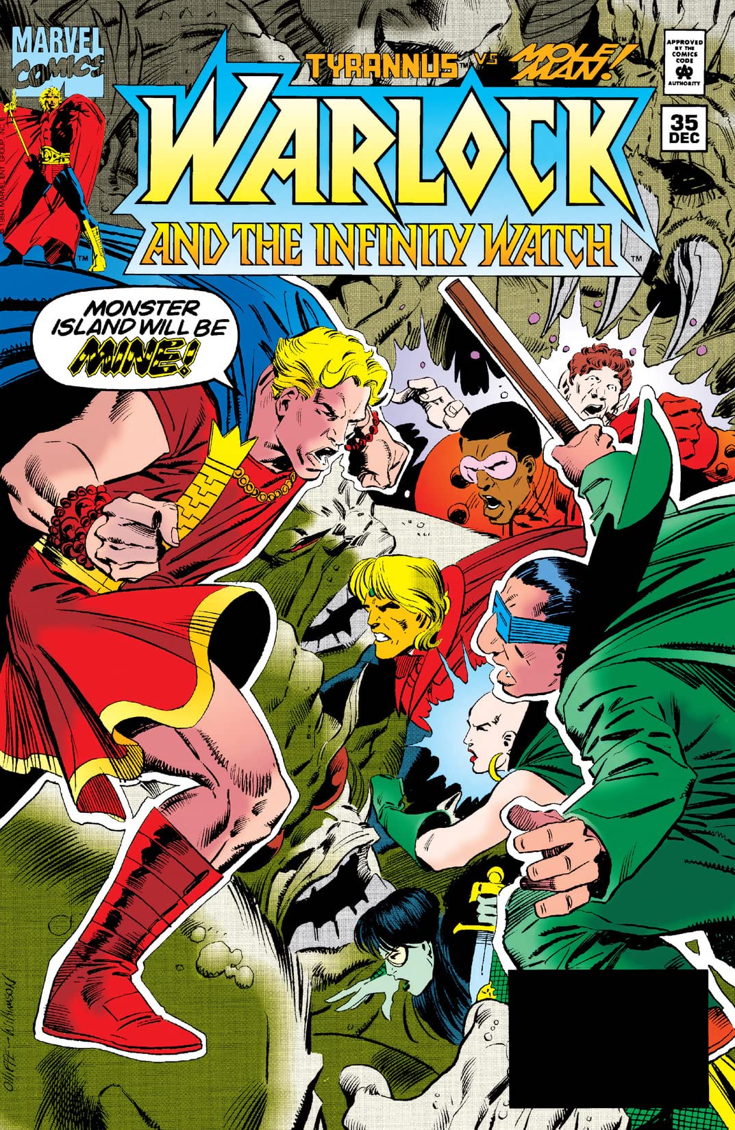 Warlock and the Infinity Watch (1992) #35 cover